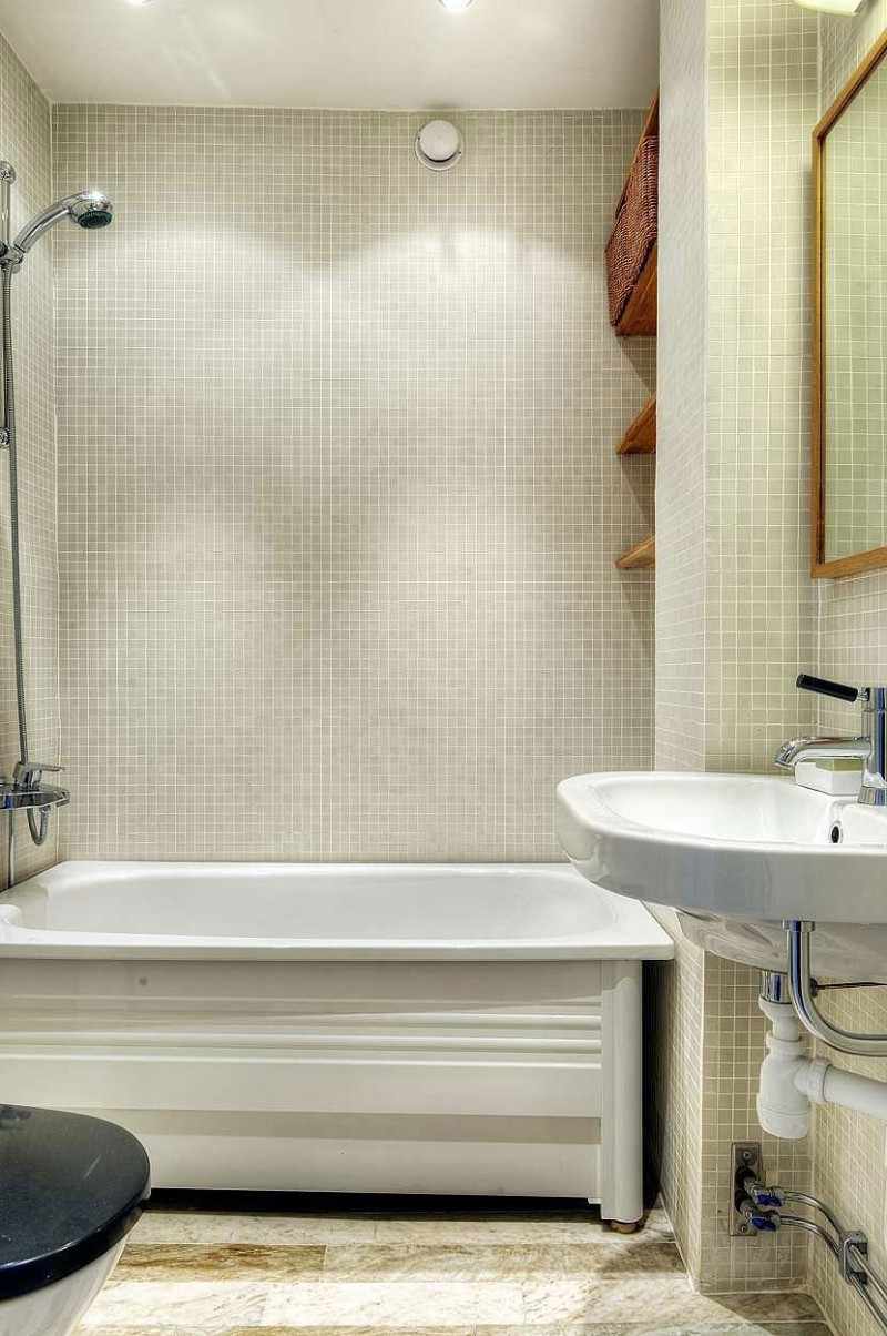 weißes Badezimmer Design
