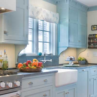 blaue-küche-design