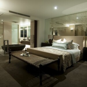 elegantes modernes Schlafzimmer Design Idee
