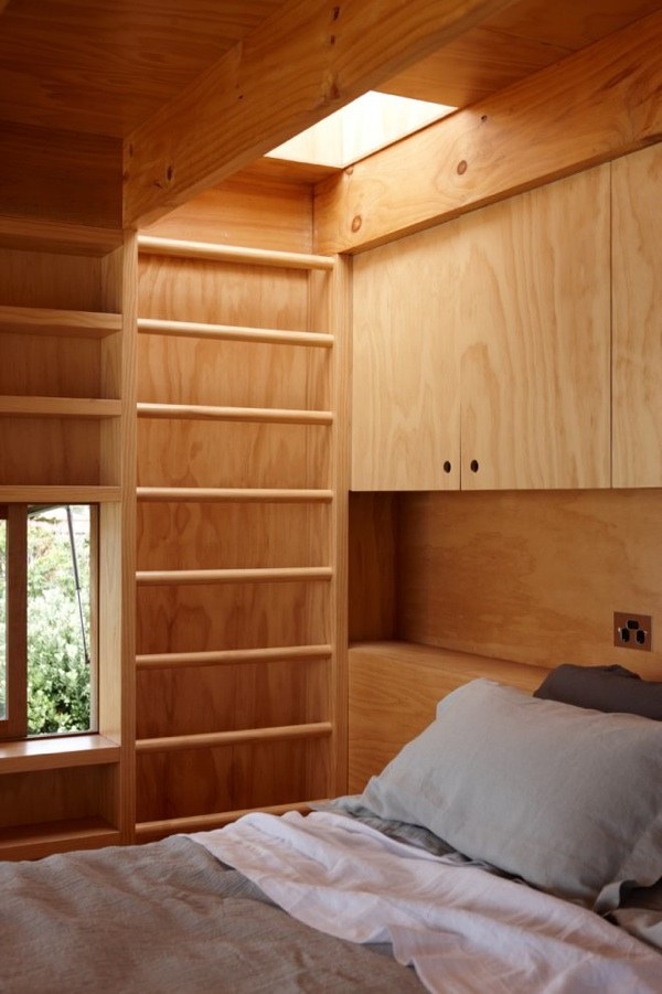 modernes Schlafzimmer - minimalistische Inneneinrichtung