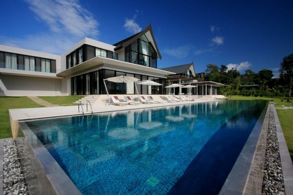 exotisches Haus Design - fantastisches Pool