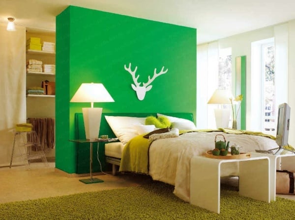 frishes-design-grünes-schlafzimmer