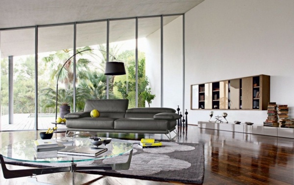 graues Wohnideen Wohnzimmer Möbel von Roche Bobois