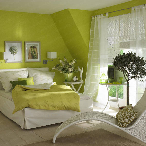 herrliches-schlafzimmer-design-grün