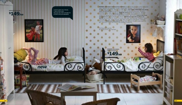 Doppelbett von ikea - Kinderzimmer Design