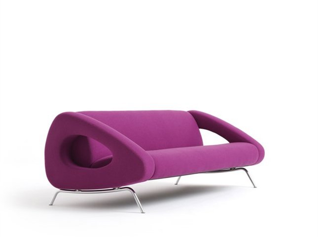 moderner lila Sofa