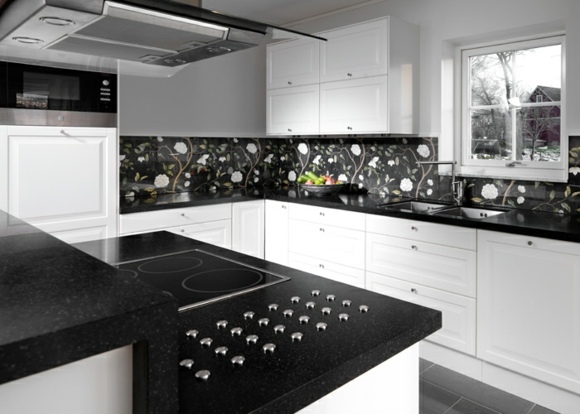 küchen-design-schwarz-weiß