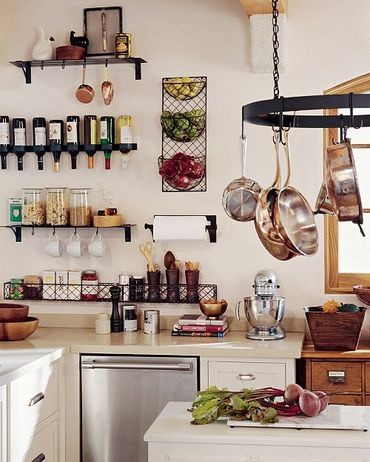 clevere organisatorische Ideen für kleine Küche