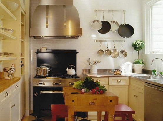 kleine Küche Einrichtung -praktische Ideen