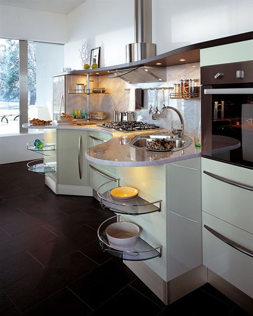 kompakte Küchen - multifunktionelles Design