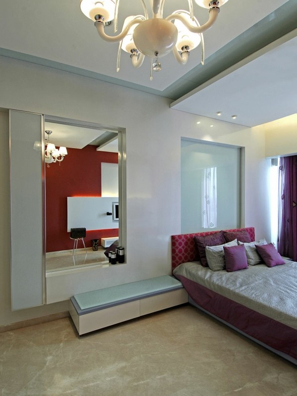 luxuriöses penthouse von zz architects - schlafzimmer