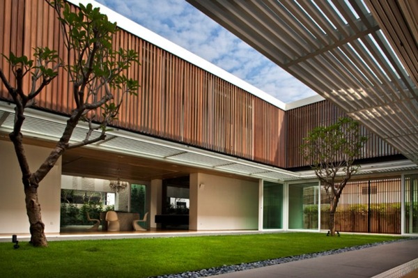 minimalistische Architektur - Garten