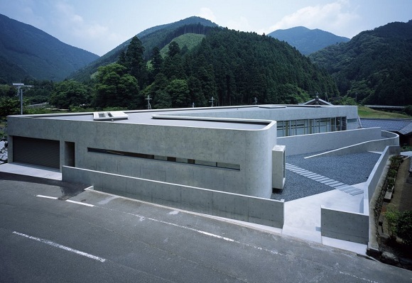 minimalistische architektur - Horizontal Haus in japan