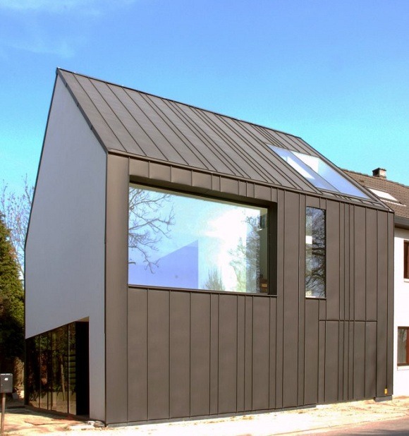 minimalistische haus architektur in belgien