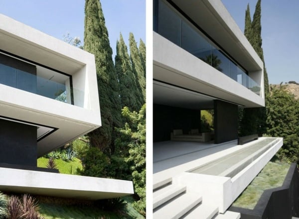 minimalistisches-Design-weiße-Fassade