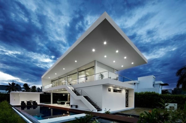 minimalistisches-Haus-Fassade