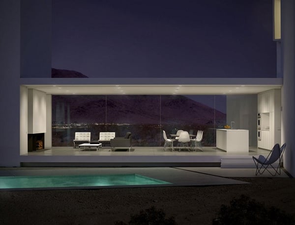 minimalistisches-Haus-Schwimmbad