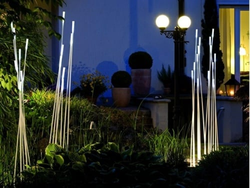 elegante Beleuchtung für den Garten