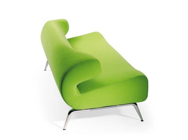 moderner grüner Sofa