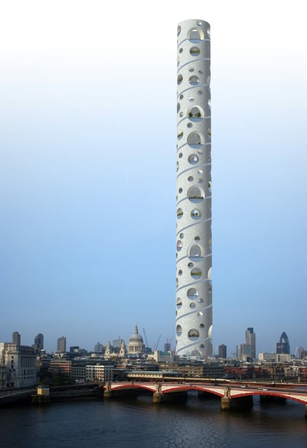 moderne-Wolkenkratzer-moderne-Architektur