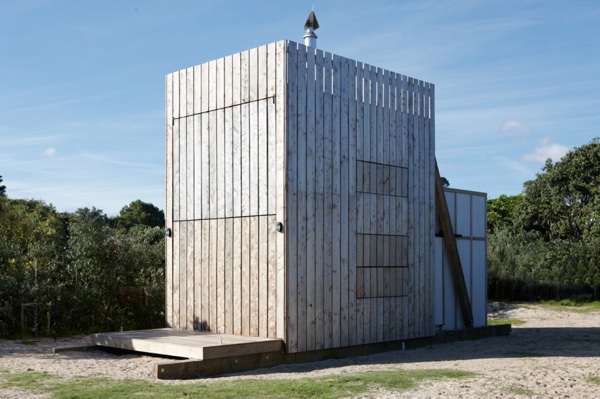 spannendes Design - Holzhütte