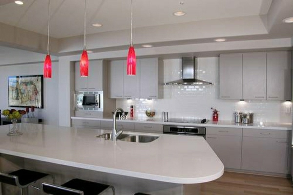 Moderne Küchenbeleuchtung - Küche Interieur