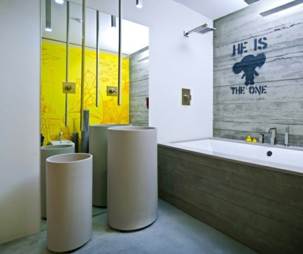 spannendes Design - Badezimmer
