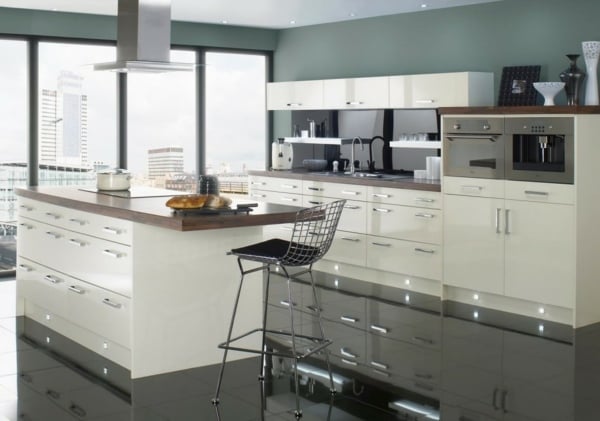 Ideen minimalistische weißes Küchen 11