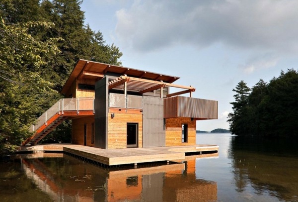 Haus am See- Holzfassade