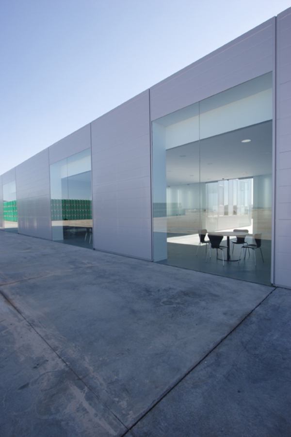 moderne Glasfassade - Büro