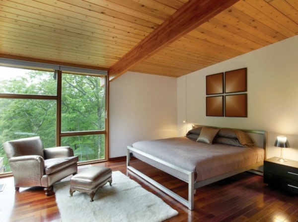 elegantes minimalistisches Schlafzimmer Design
