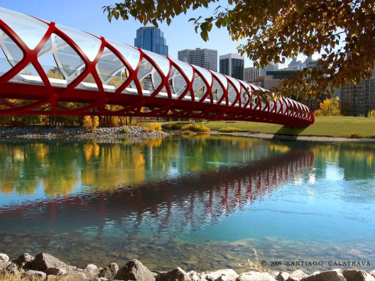 moderne Brücke von Santiago Calatrava