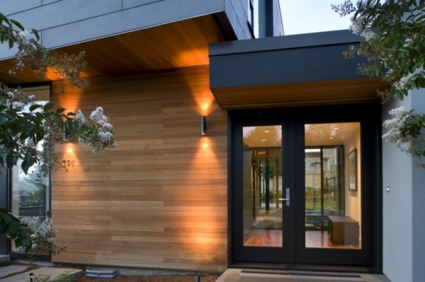 moderne Architektur - Eingang vom Haus