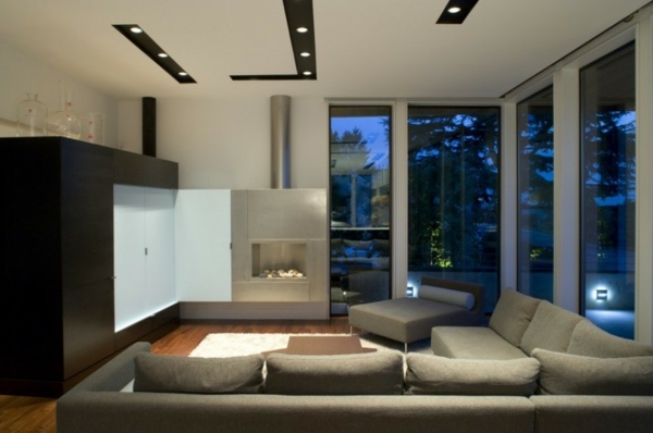 modernes Haus Interior- Wohnzimmer Design