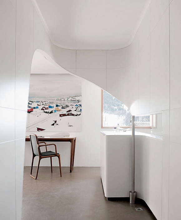 modernes berghütte interior design