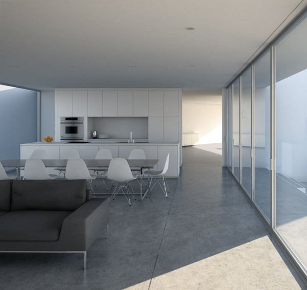 modernes-minimalistisches-Wohnzimmer-weiße-Möbel