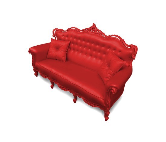 Plastik Sofa - rot