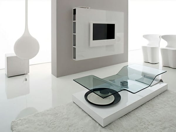 modernes-weißes-Design-Wohnzimmer
