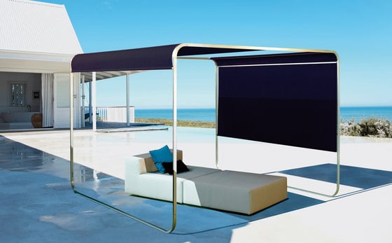 Outdoor Design Idee - flexibles Sonnendach