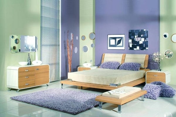 sanft-blau-Farbe-Schlafzimmer-Dekoration