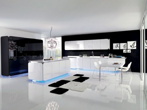 weiße-küche-glanzvolles-design