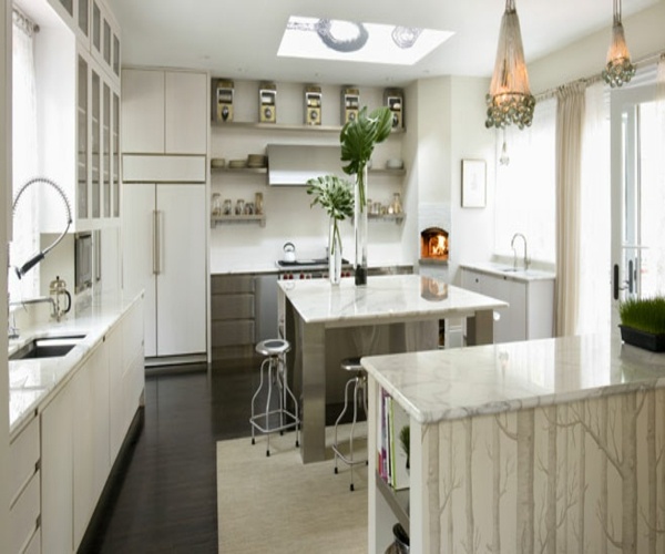 weiße Küche Design