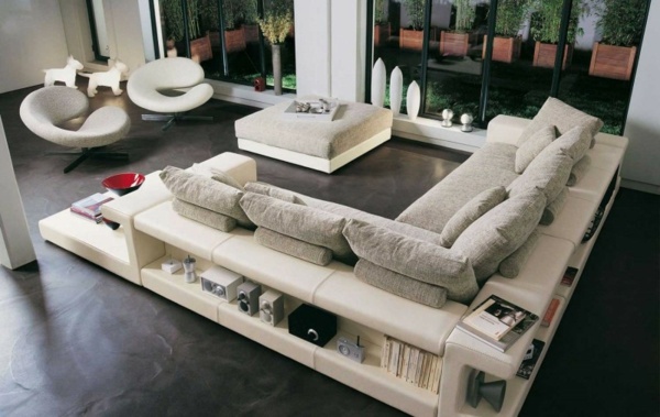 weiße-Sofas-elegantes-Design