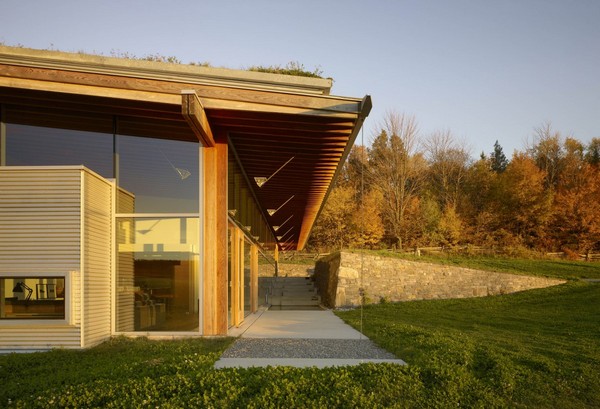 Haus-Kanada-Holzfassade