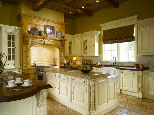 Moderne Küchenarbeitsplatte abhängig vom Interieur Stil auswählen