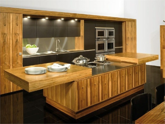 arbeitsplatten-massivholz-moderne-küche