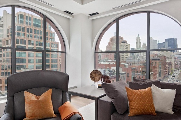 elegante-Einrichtung-schöne-Sicht-Wohnung-New-York