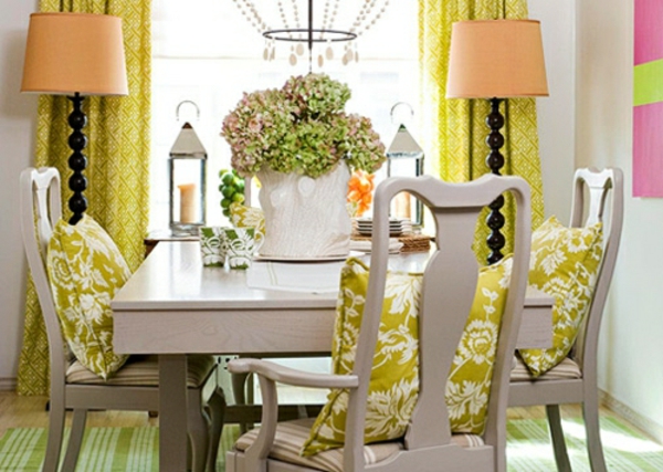 elegante-frische-grüne-Stühle-Esszimmer
