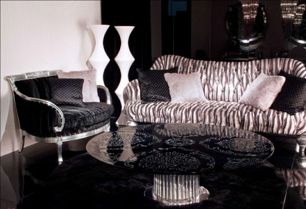 gepolstertes-Sofa-Luxus-Wohnzimmer