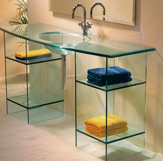 glas-waschbecken-moderne-badmöbel-design